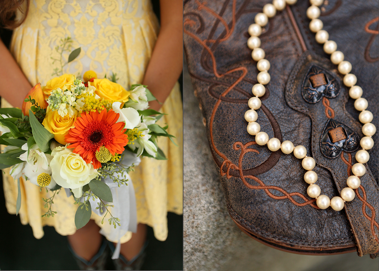 cowboy boots and pearls