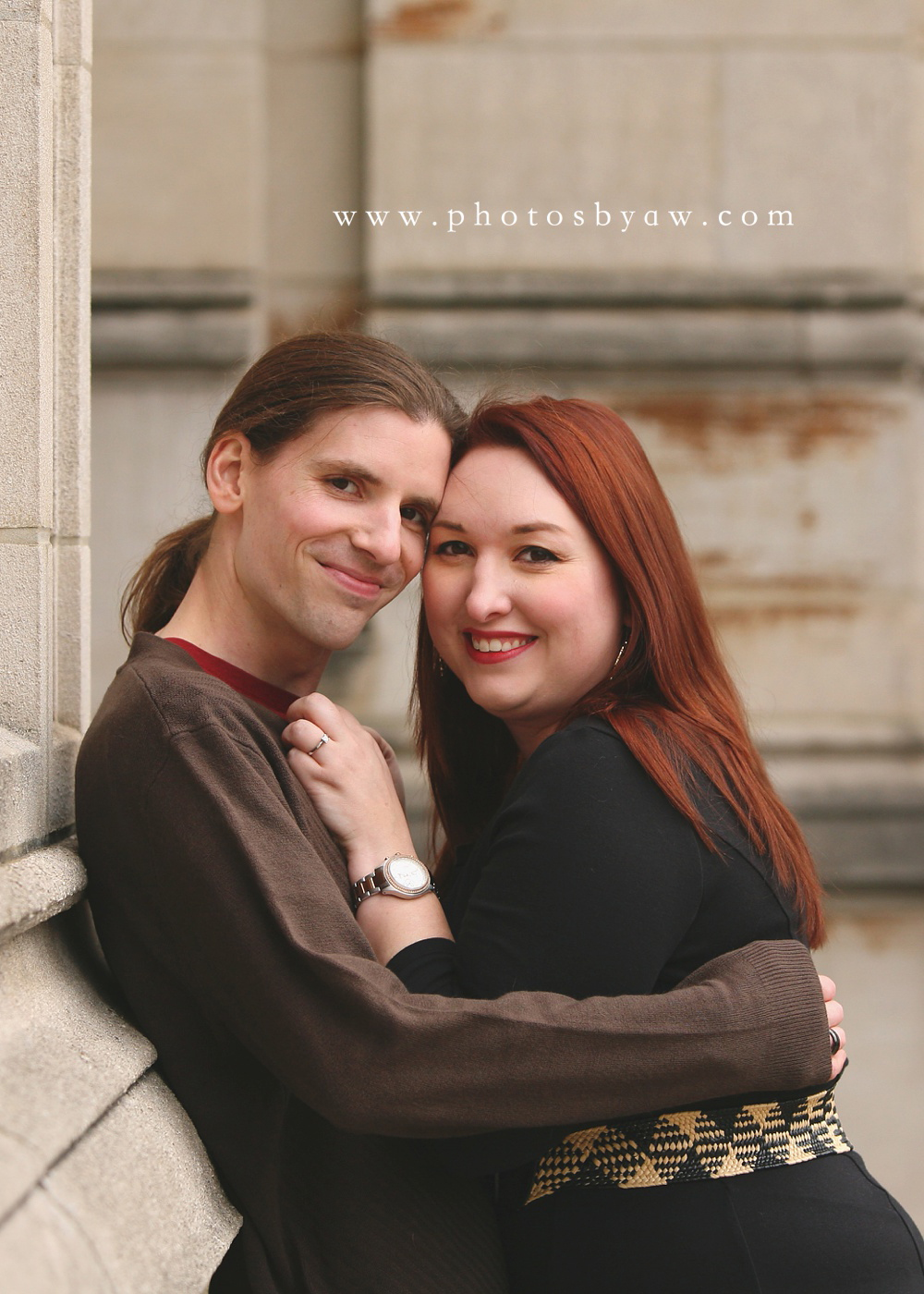 pittsburgh winter engagement session