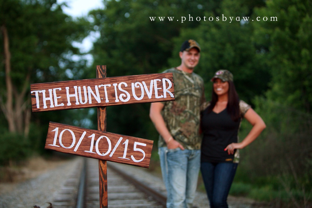 hunt is over save the date