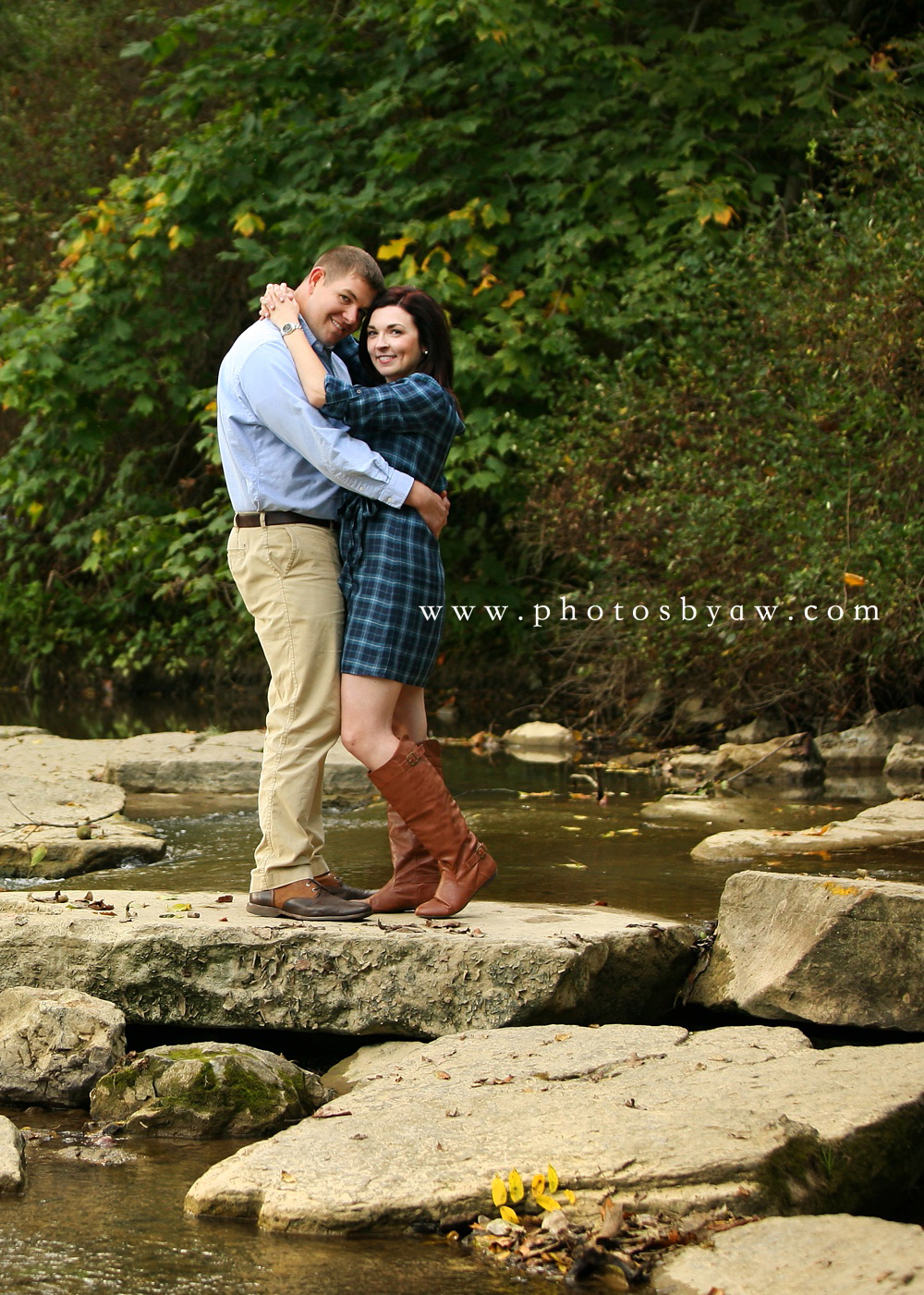 rustic portraits with flannel and boots