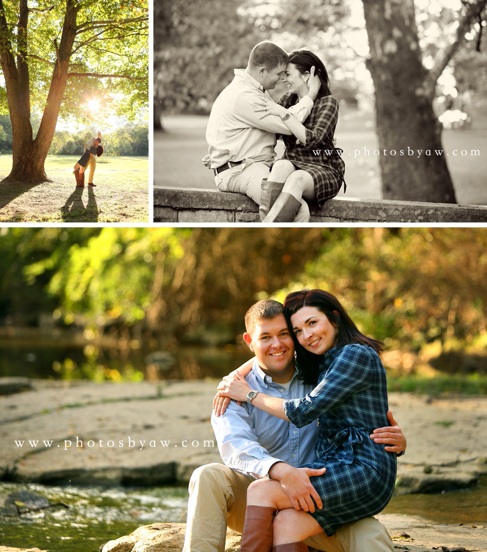 creek engagement session