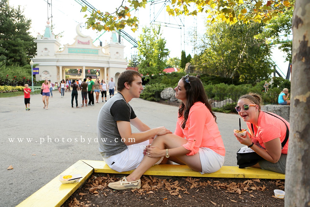 kennywood engagement photos