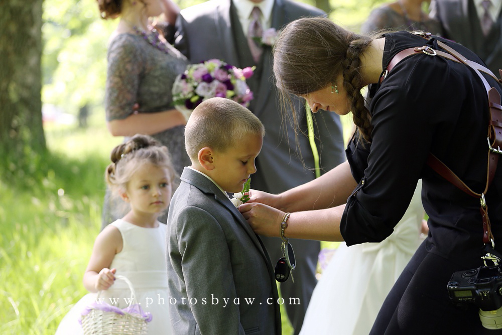 photographer and ring bearer