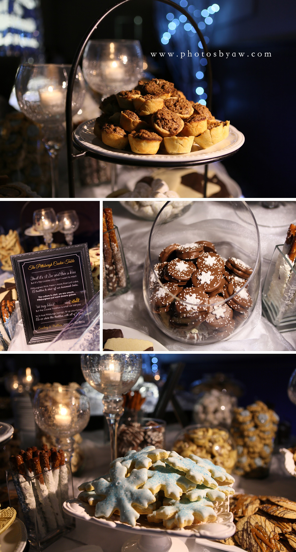 wedding cookie table