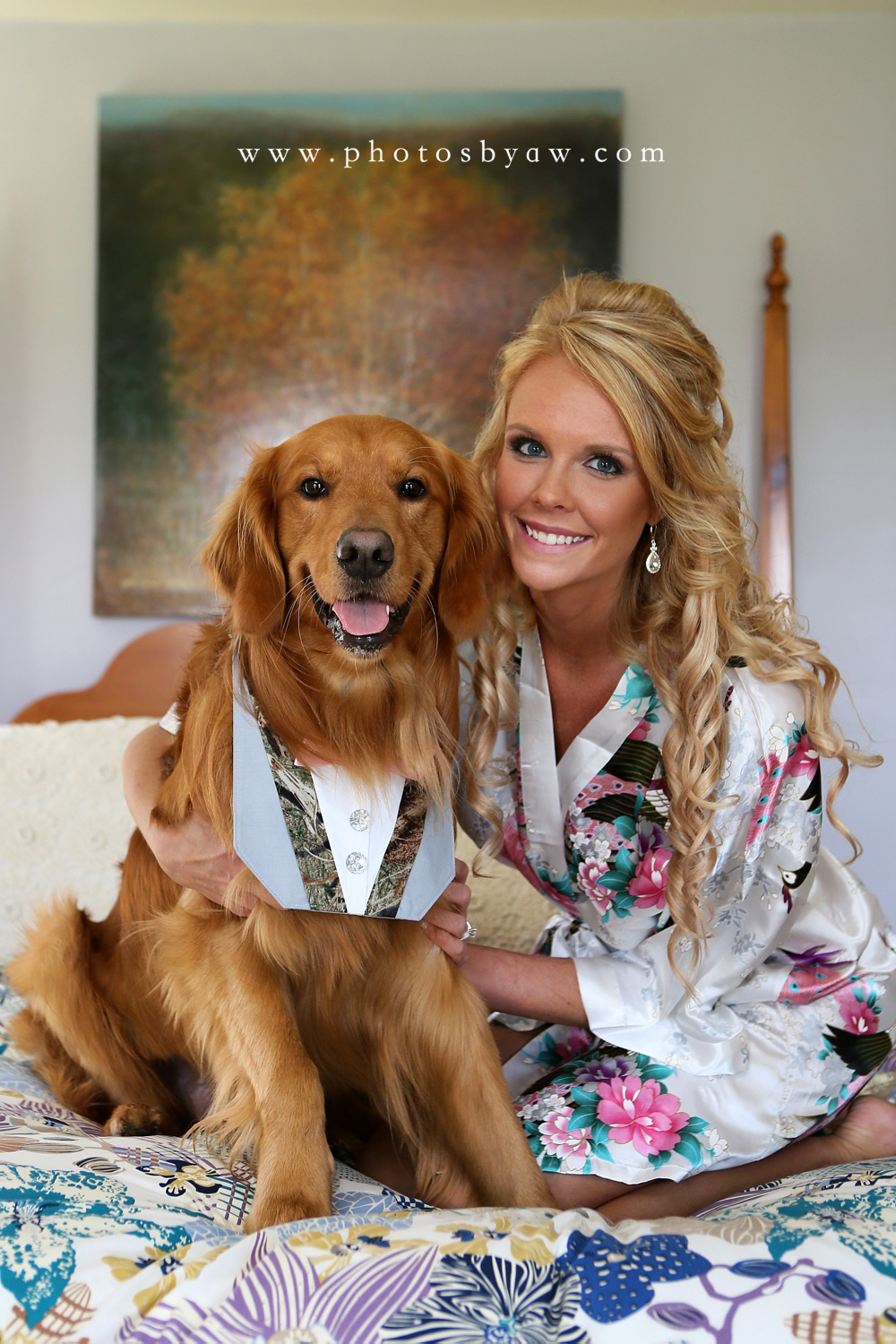 bride-with-dog