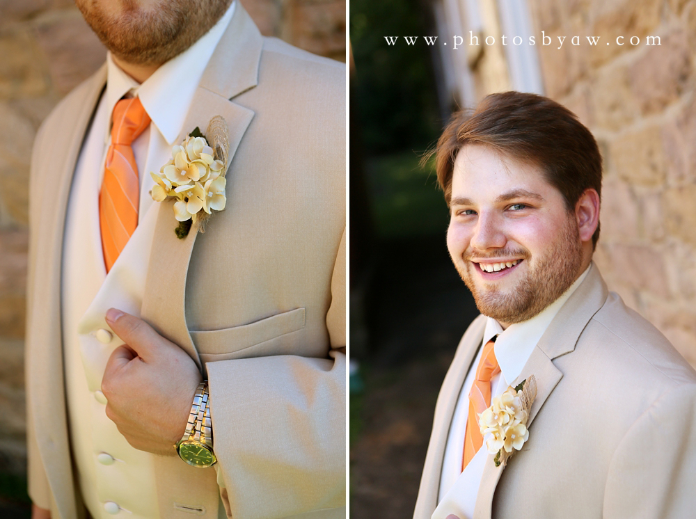 groom_khaki_suit_orange_tie