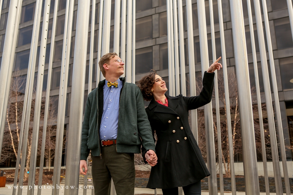 pittsburgh engagement engagement photos in pittsburgh at the children's museum