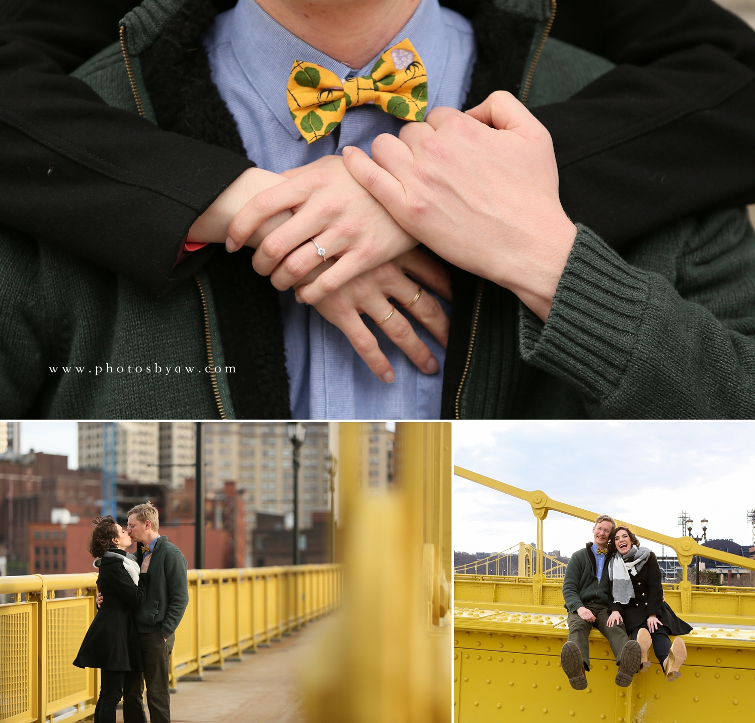 pittsburgh spring engagement photos