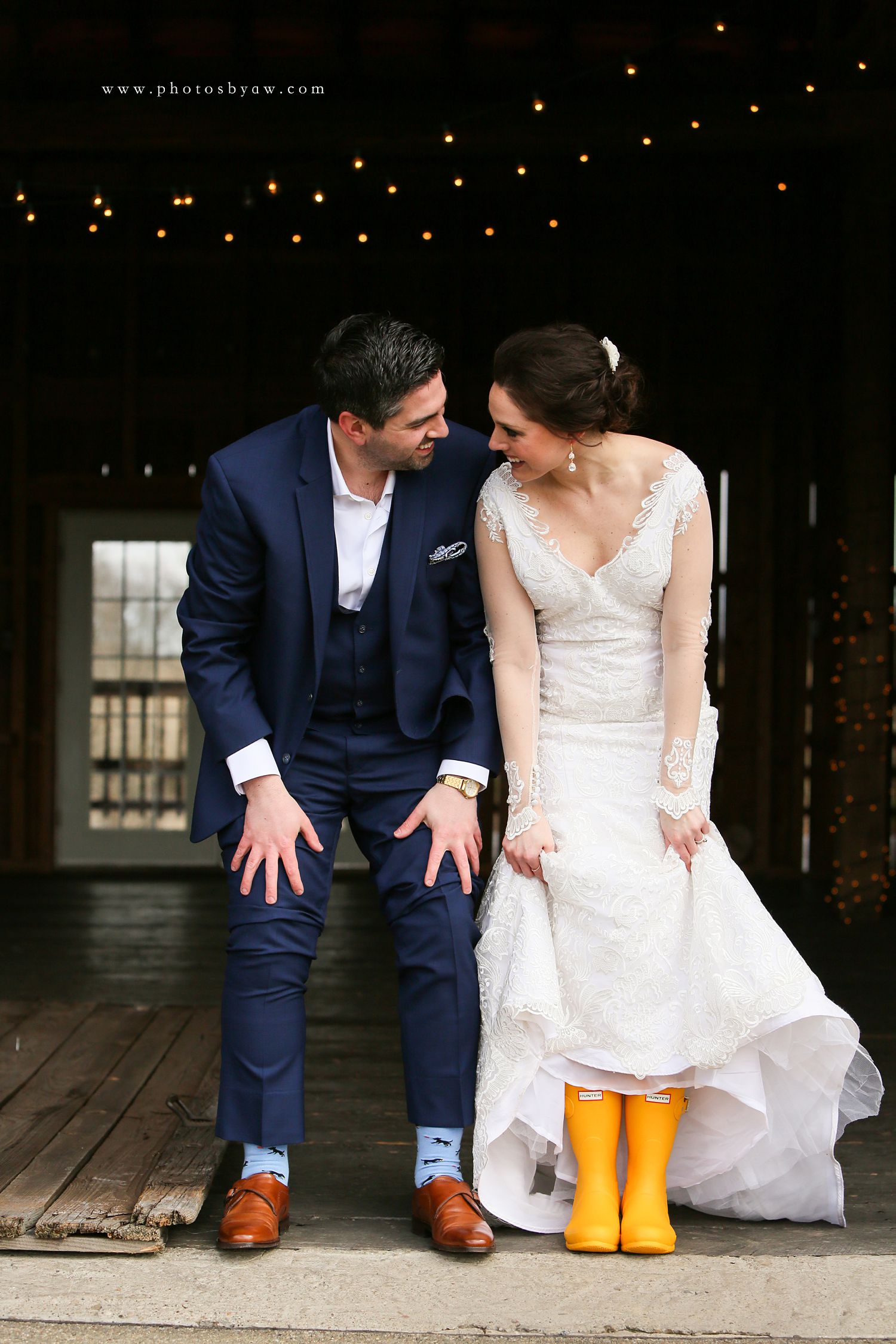 wedding rain boots