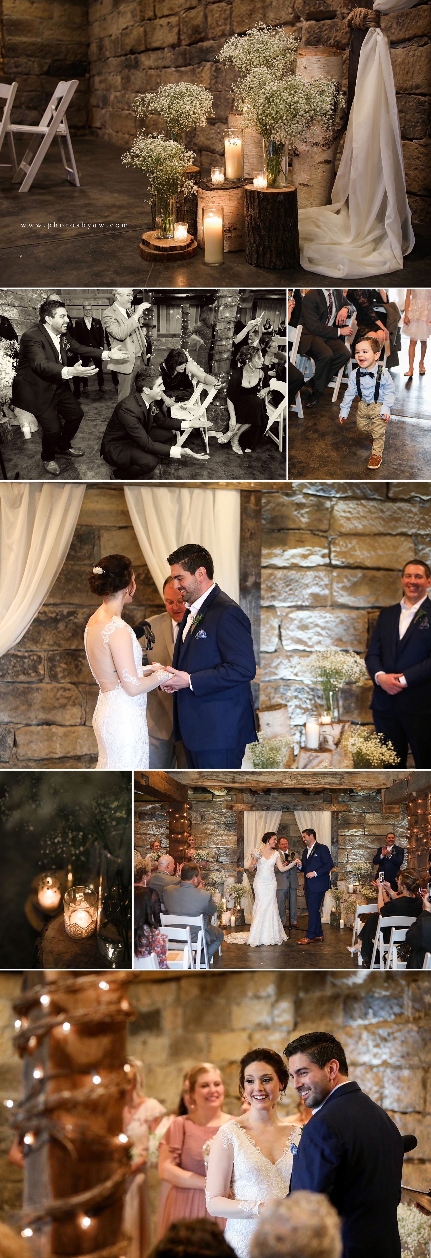 rustic winter wedding