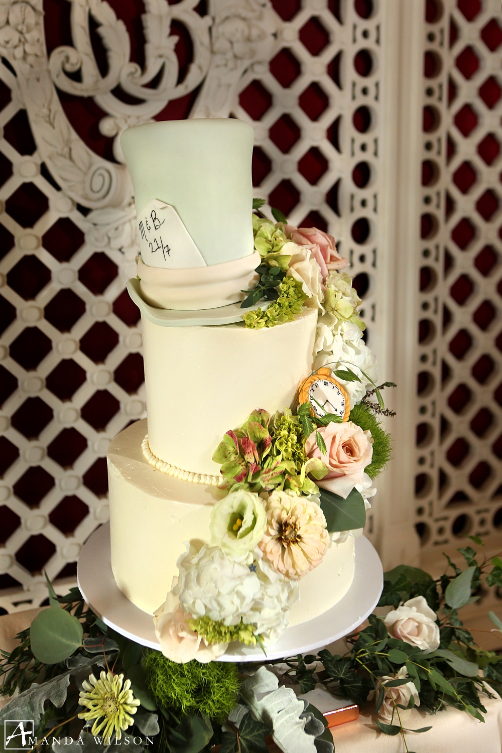 mad hatter wedding cake